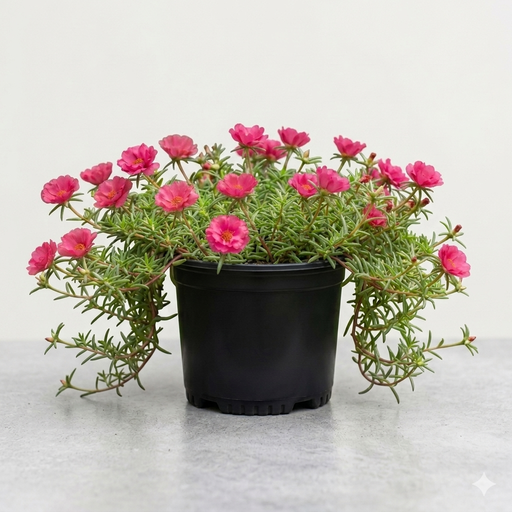 Portulaca 9 O' Clock Pink - 5" Pot